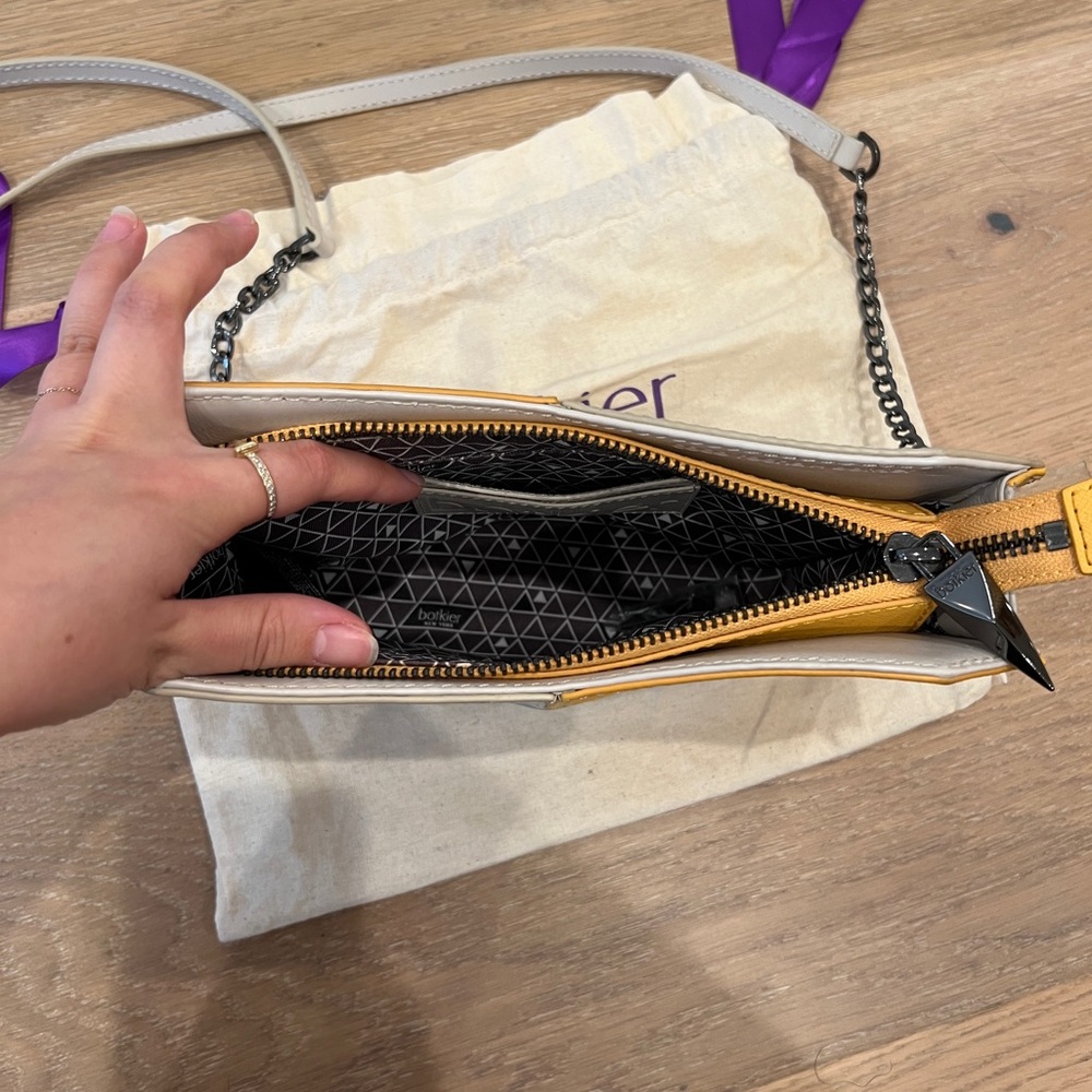 Botkier half yellow and gray crossbody bag: small/ medium sizing - Picture 3 of 3